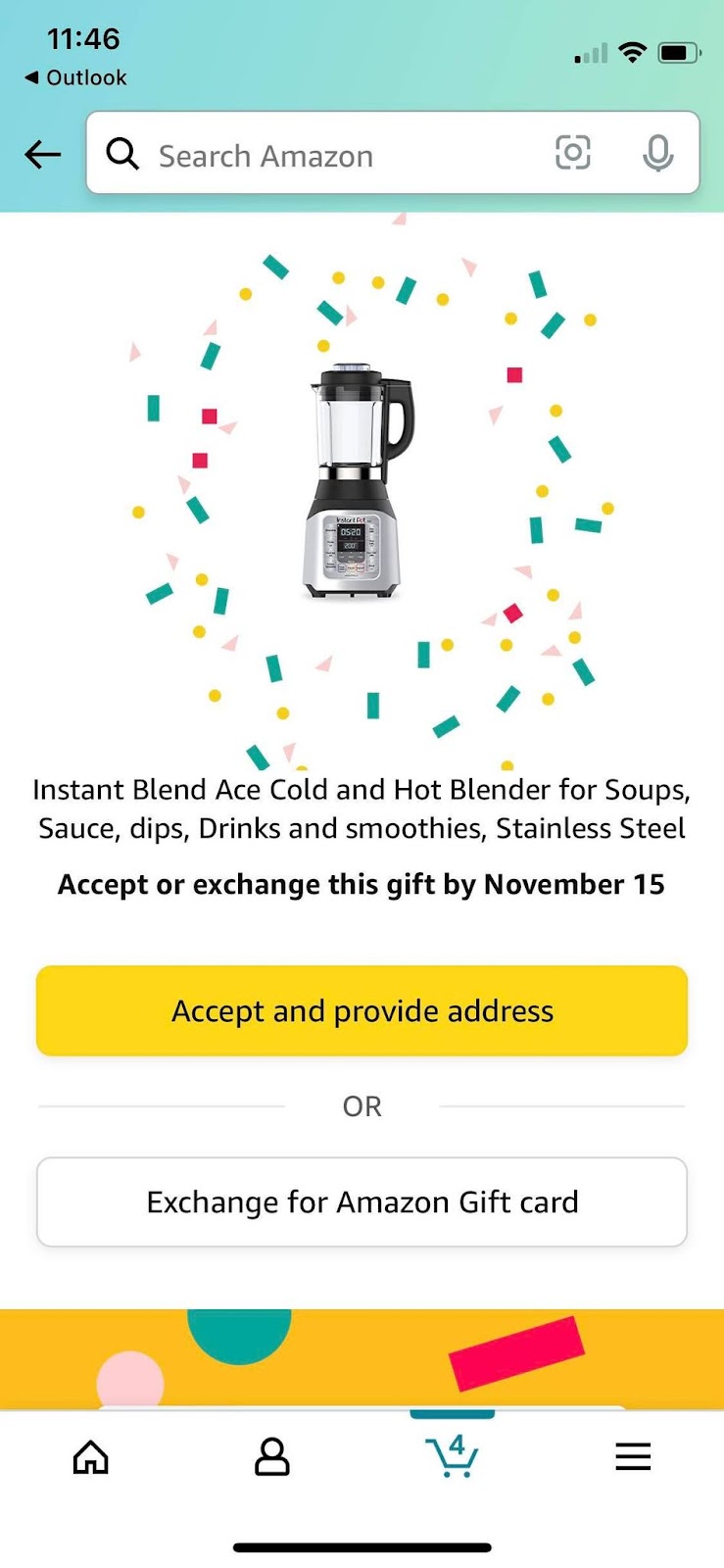 Amazon gift-giving tech-accept the gift