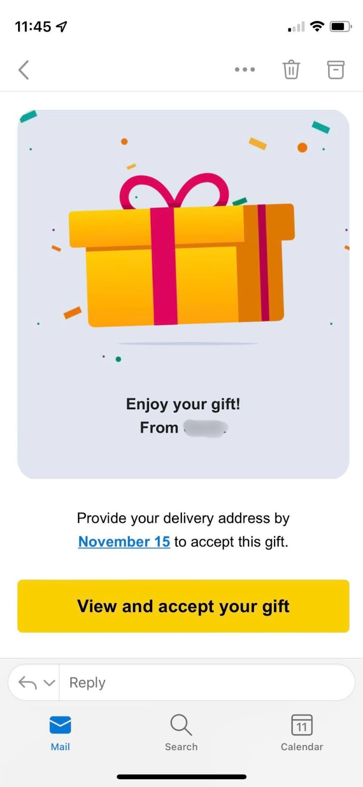 Amazon gift-giving tech-accept your gift